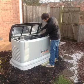 Installing a home power generator