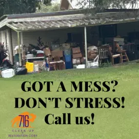 Financing Available
716 Clean Up Restoration is a veteran-owned and community-focused water damage restoration, mold restoration, fire damage restoration, and junk removal company.

We offer a variety of payment options to suit your needs, and we’re dedicated to providing the highest level of customer service.

We believe that everyone deserves access to quality restoration services, and we’re proud to be able to offer financing options to make that possible.

If you’re dealing with water damage