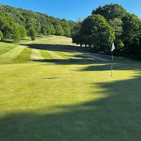 Beauchief Golf Course in Sheffield showcases a beautifully maintained parkland layout with tree-lined fairways and gentle rolling terrain, set against a backdrop of scenic countryside views—ideal for capturing the charm of traditional English golf.