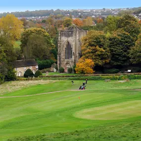 Beauchief Golf Course in Sheffield showcases a beautifully maintained parkland layout with tree-lined fairways and gentle rolling terrain, set against a backdrop of scenic countryside views—ideal for capturing the charm of traditional English golf.