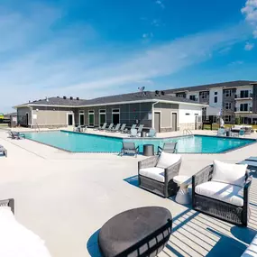 Pool & Expansive Pool Deck