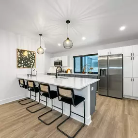 Kitchen with Quartz Countertops