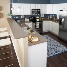 Kitchen with appliances