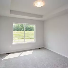 Bedroom with large window