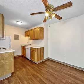 Kitchen with Ceiling Fan