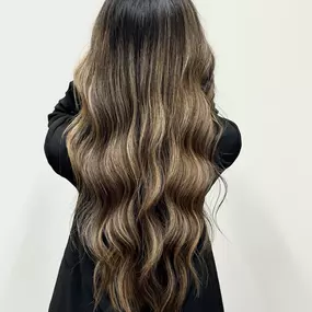 Dimensional Balayage With Warm And Cool Blonde Contrast In Itasca, IL
