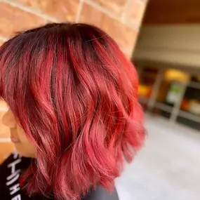 Fiery Red Hair Color Transformation in Schaumburg, IL