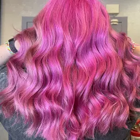 Professional Vivid Pink Hair Coloring Services in Schaumburg, IL