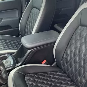 Katzkin Leather Seats Black and White