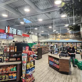 Cashier Counter of Maverik in Blackfoot, Idaho.