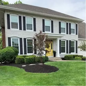 house landscape and lawn