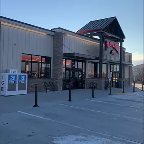 Front View of Maverik in Cheyenne, Wyoming.