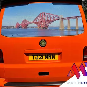 ONe-way vision window vinyl for VW camper