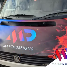 Matchdesigns bonnet wrap on VW T4