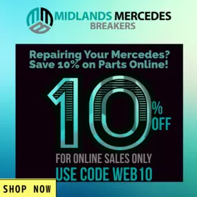 10% off on check out at www.midlandsmercedesbreakers.com. use WEB10 at check out