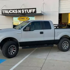 Step up in style with durable truck running boards in Plano, TX from LINE-X Trucks-N-Stuff. We offer a wide selection of side steps, nerf bars, and running boards for enhanced accessibility and rugged appeal. Visit us today for expert installation!