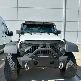 “Full range of Jeep accessories and custom off-road gear available at Line-X Trucks-N-Stuff in Plano TX.