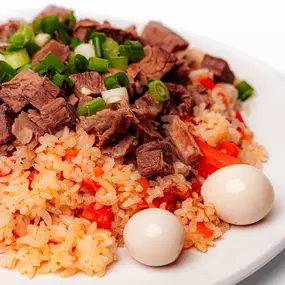 Uyghur Pilaf at Kusan Bazaar Milpitas California