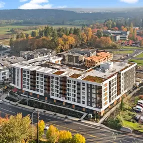 Aerial View of the Building
