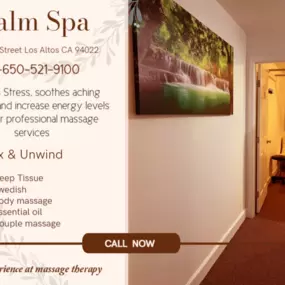 Our traditional full body massage in Los Altos, CA 
includes a combination of different massage therapies like 
Swedish Massage, Deep Tissue, Sports Massage, Hot Oil Massage
at reasonable prices.