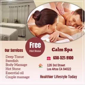 What better way to give that gift than share that gift in our inviting Couples Massage Rooms.  
It's what you've come to expect from a Massage but in a larger room, with 2 of our Signature Tables 
with 2 Therapists, one working on each of you.  Our Therapists will work on each individual person 
to accommodate their specific needs and will orchestrate your Couples experience to ensure 
you are both relaxed and rejuvenated.