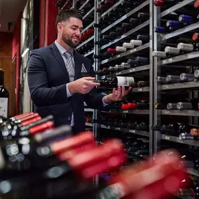 The Capital Grille's wine list features more than 350 selections, and our floor-to-ceiling wine kiosk regularly houses 3,500 - 5,000 bottles.