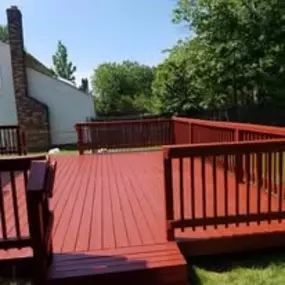 This deck was stripped and refinished to our customer's satisfaction.