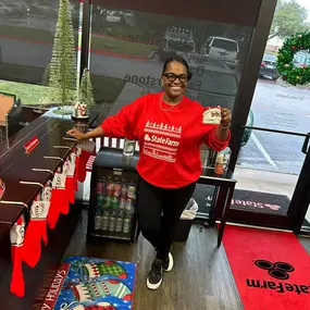 Getting the office in the holiday spirit!
