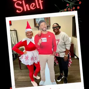 We had a visit from “Chipper” the Elf