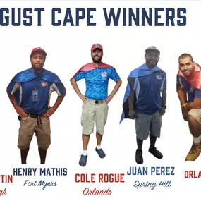 Pool Troopers August cape winners