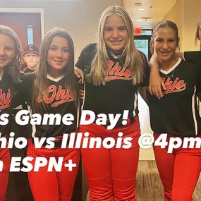 One of my kiddos has a big game today! Representing the state of OHIO! 12u little league softball… tune in OH-IO