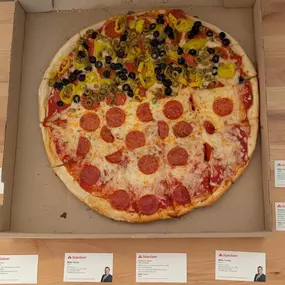 In anticipation of National Pizza Day this Sunday and the Big Game between the Chiefs and the Eagles, we give a shout-out to Pasco’s of New Martinsville for our lunch today! Who you are pulling for in the Super Bowl?