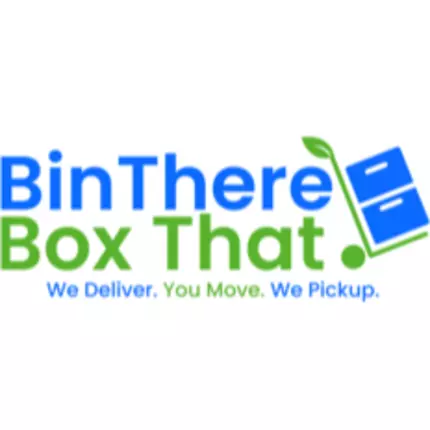 Logo fra Bin There Box That Moving Supplies and Bin Rental