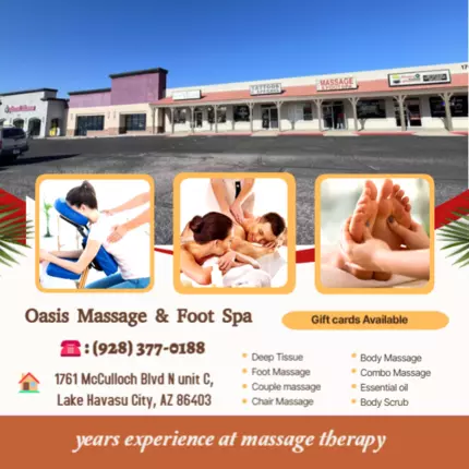 Logo van Oasis Massage & Foot Spa