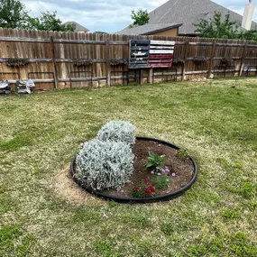 Flower Bed Project in Belton TX