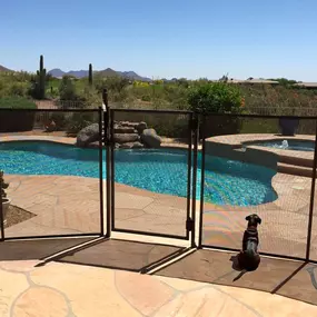 Pool Safety Fence for Dogs and Pets