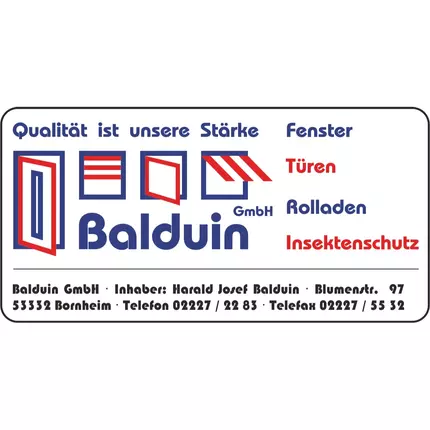 Logo from Balduin GmbH Fenster Türen Rollladen Markisen Wintergärten