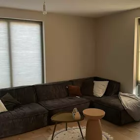 Duo Plissé Semi transparant in 
Nieuwbouwplan Oostindië Leek