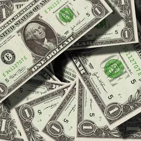US dollar bills