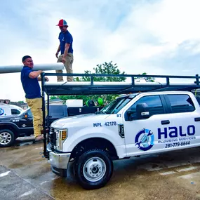 halo plumbing truck