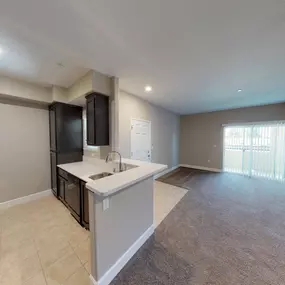 Open Space Kitchen & Living Room