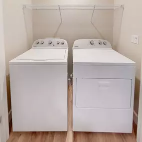 Full-size in-unit washer & dryer