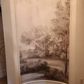 This serene wall mural by The Wallpaper Co. brings the beauty of nature indoors with a soft, hand-painted look that feels both timeless and tranquil. It’s the kind of thoughtful detail that elevates interiors and it’s exactly the kind of wallcovering Phoenix homeowners are falling in love with.