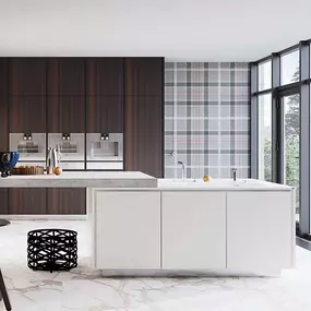 At The Wallpaper Co, we love helping clients reimagine their spaces with bold and refined finishes. This modern plaid feature wall is one of our standout wallcoverings in Arizona, offering a clean, tailored look that brings personality to contemporary interiors. It’s the perfect way to make a statement without overwhelming the space.