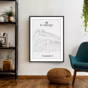 Laat jouw huis vereeuwigen in een prachtige, handgetekende line-art illustratie. Een minimalistisch en stijlvol kunstwerk voor in huis of als bijzonder cadeau.