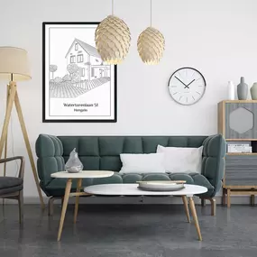 Laat jouw huis vereeuwigen in een prachtige, handgetekende line-art illustratie. Een minimalistisch en stijlvol kunstwerk voor in huis of als bijzonder cadeau.