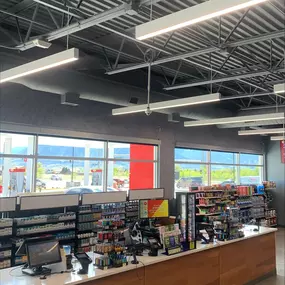 Cashier Counter of Maverik in Colorado Springs, Colorado.