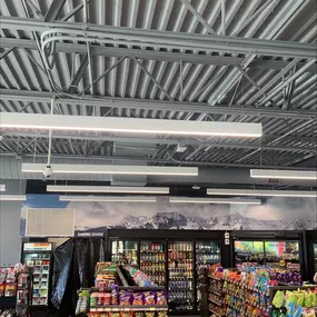 Aisles of Maverik in Colorado Springs, Colorado.