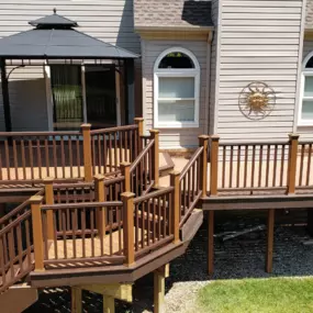 Multi Levels Composite Deck Installation