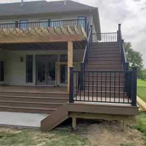 Multi Levels Composite Deck Installation